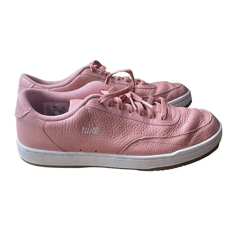 Nike Court Vintage Premium Pink Pebbled Leather Sneaker Women's 9.5 CW1067-600